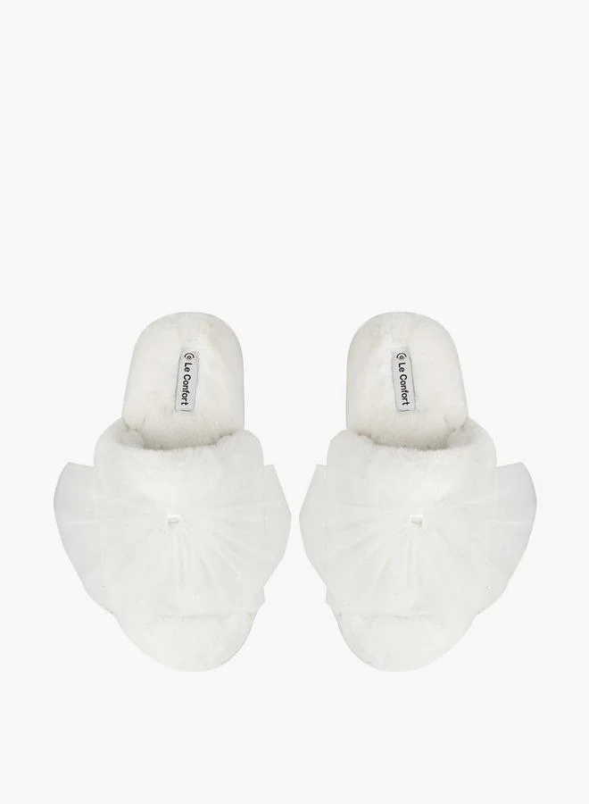 Le Confort Women Plush Bedroom Slides